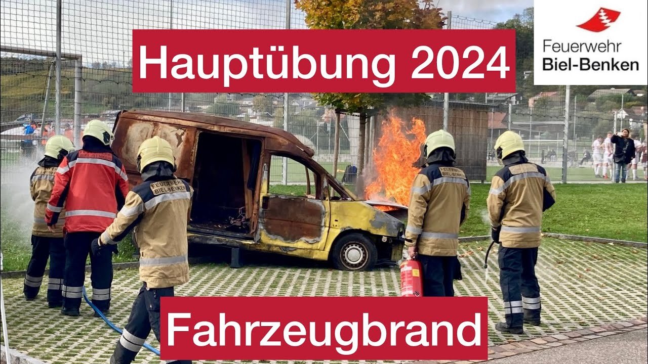 Hauptübung 2024 - Fahrzeugbrand